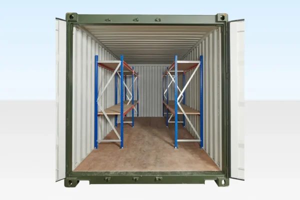 CONTAINER RACKING – ADJUSTABLE, HEAVY DUTY TWO TIER (2 BAYS) - Image 3