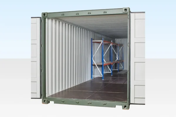 CONTAINER RACKING – ADJUSTABLE, HEAVY DUTY TWO TIER (2 BAYS) - Image 2