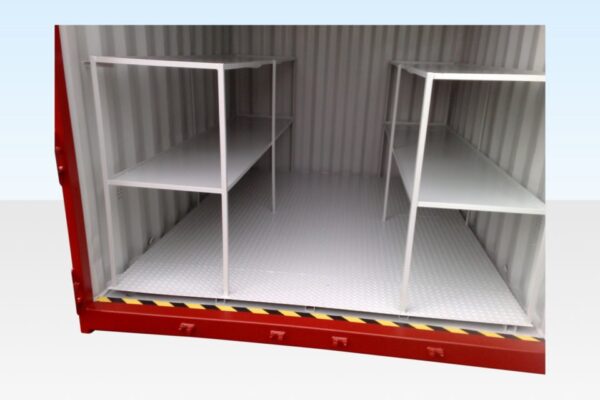 10 x 8ft Flat Floor Bunded Store - Image 2