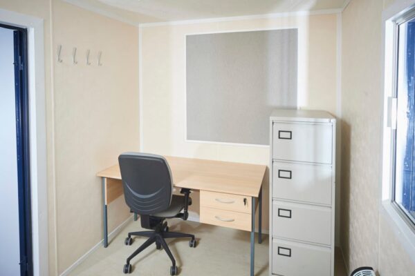 12Ft x 8Ft Steel Anti-Vandal Office Cabin