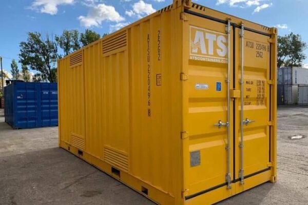 30ft x 8ft Shipping Container (One Trip) – Yellow - Image 3