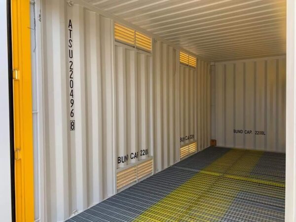 30ft x 8ft Shipping Container (One Trip) – Yellow - Image 2