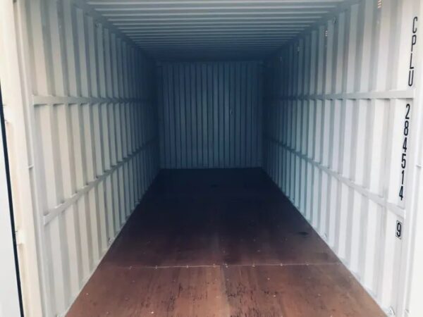 20ft Shipping Container (One Trip) White (RAL 9003) - Image 3